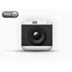 相机图标设计PSD源文件