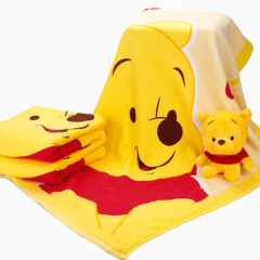 黄色毛巾浴巾