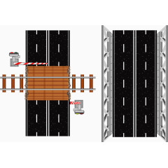 矢量手绘道路