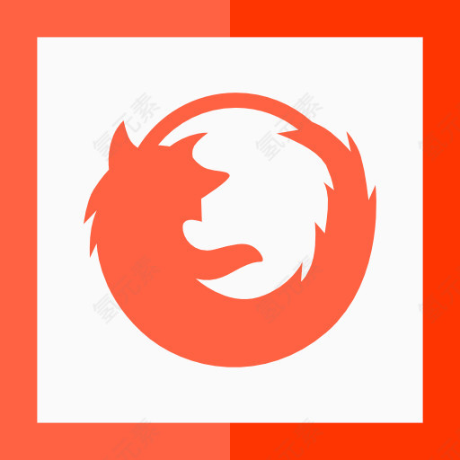 扁平化 icon 火狐 firefox