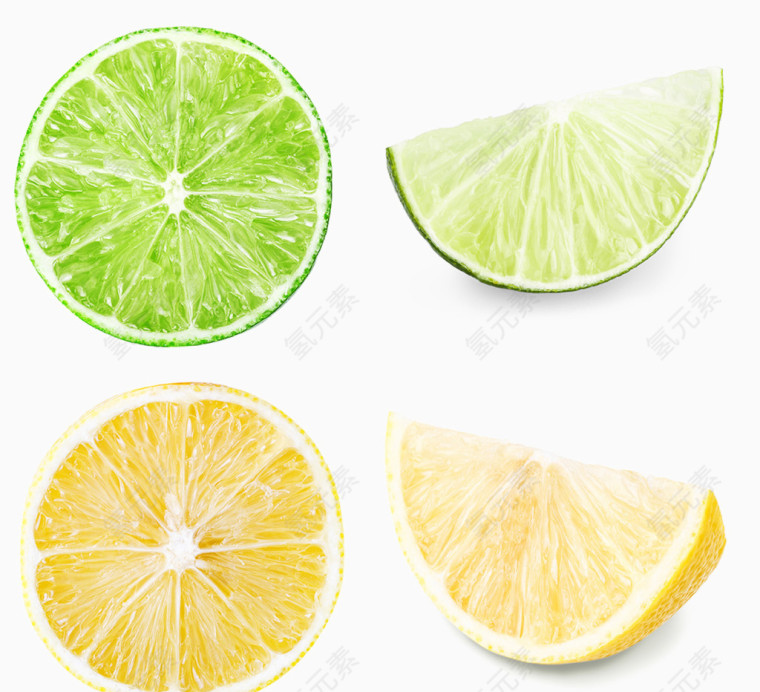 绿色多汁柠檬