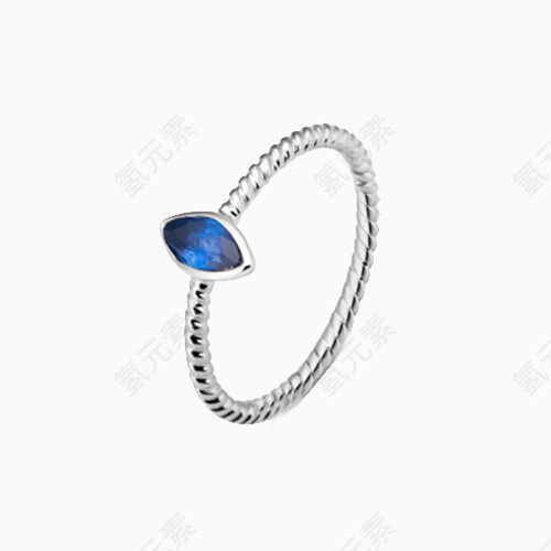 芭法娜蓝宝石戒指