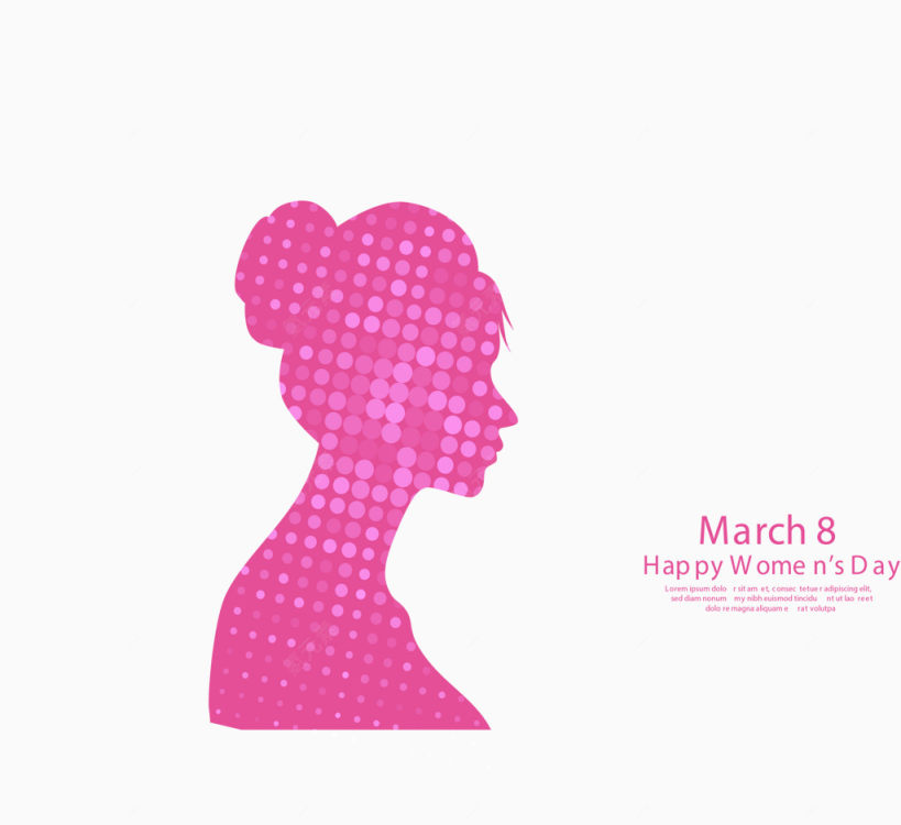 粉红三八妇女节海报下载