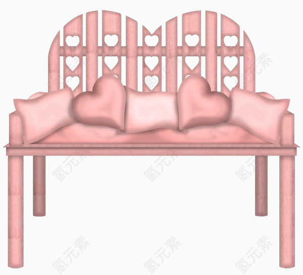 粉色家具
