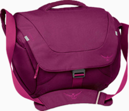 紫色的挎包
