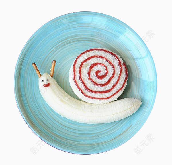 圆盘里的小蜗牛