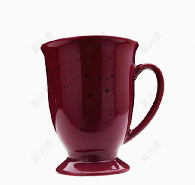 紫红色杯子