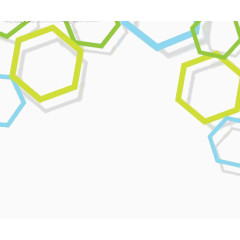 创意六边形装饰图片素材