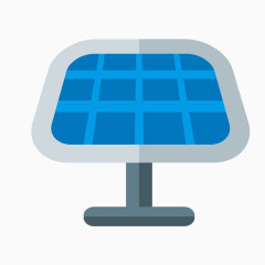 蓝色科技太阳能发电板
