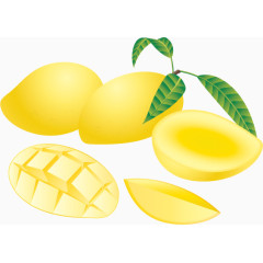 芒果水果素材元素