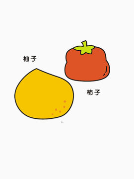 柚子和柿子