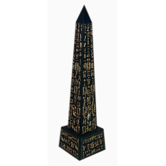 黑色埃及石柱