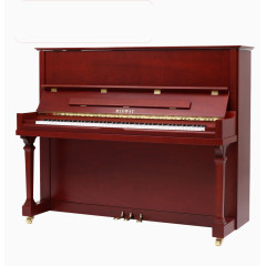 美德威(MIDWAY)棕色立式钢琴
