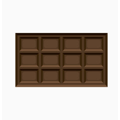矢量方块形巧克力