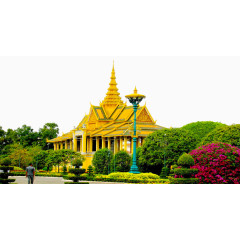 柬埔寨金边皇宫风景区