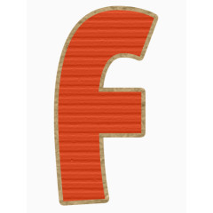 字母贴图F