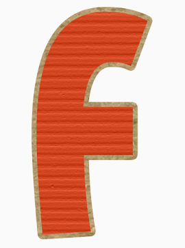 字母贴图F