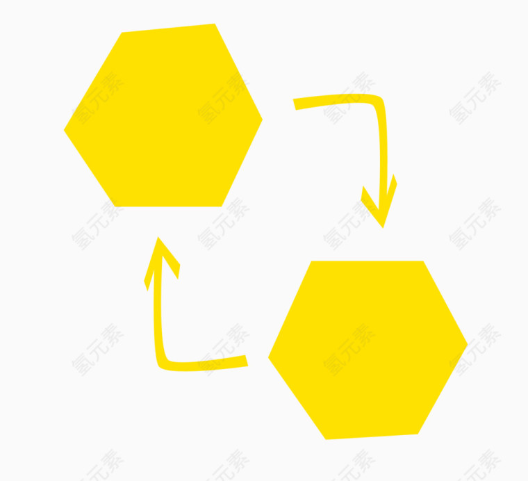 黄色扁平简约分析图