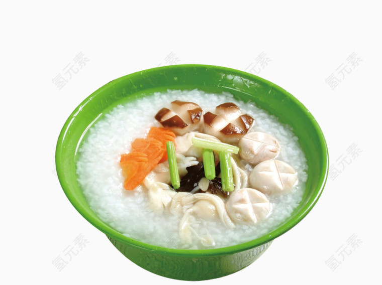 香菇木耳蔬菜粥米粥