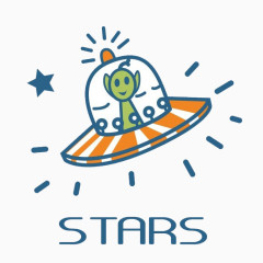 stars卡通矢量图