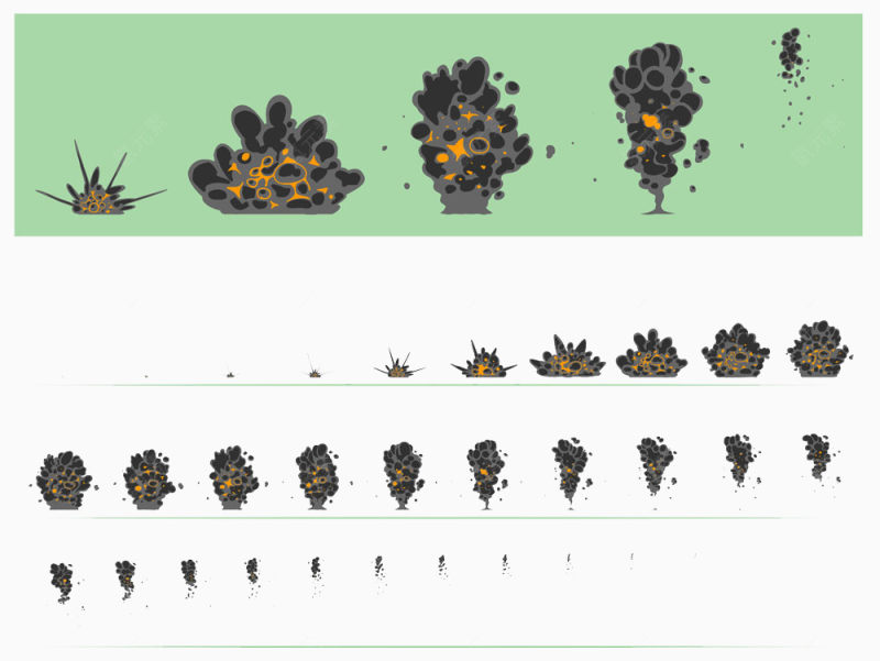 爆炸效果步骤图解下载