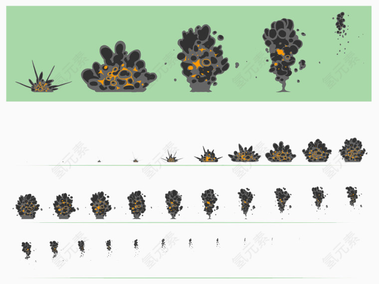 爆炸效果步骤图解