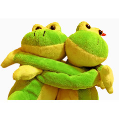 绿色青蛙抱抱