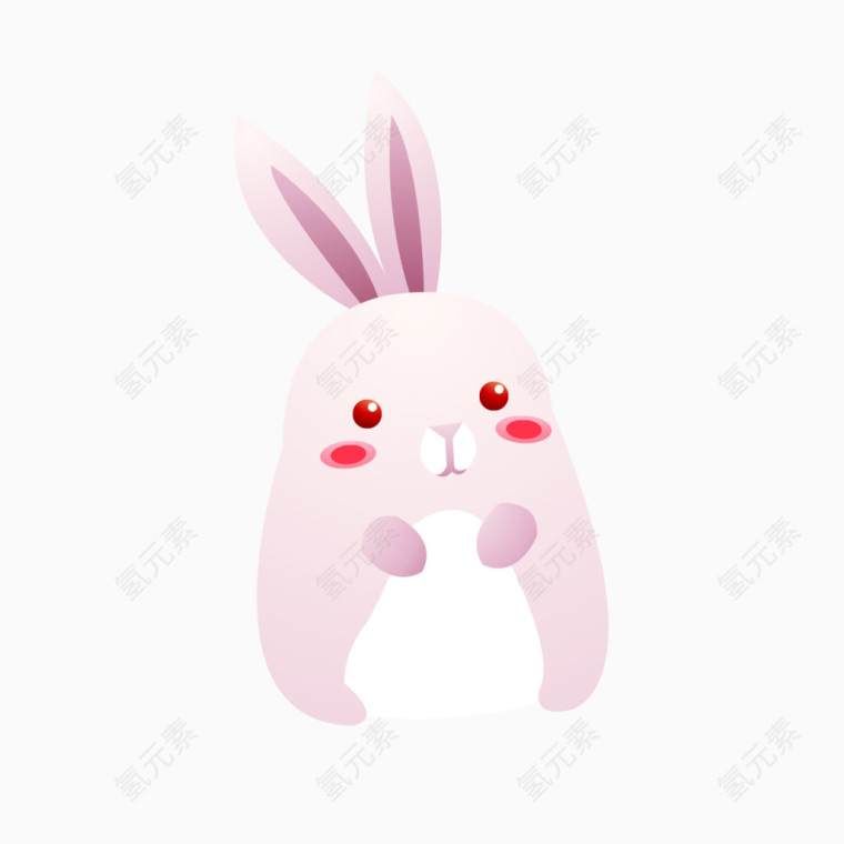 小粉红兔子