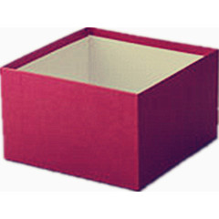 方形红色盒子