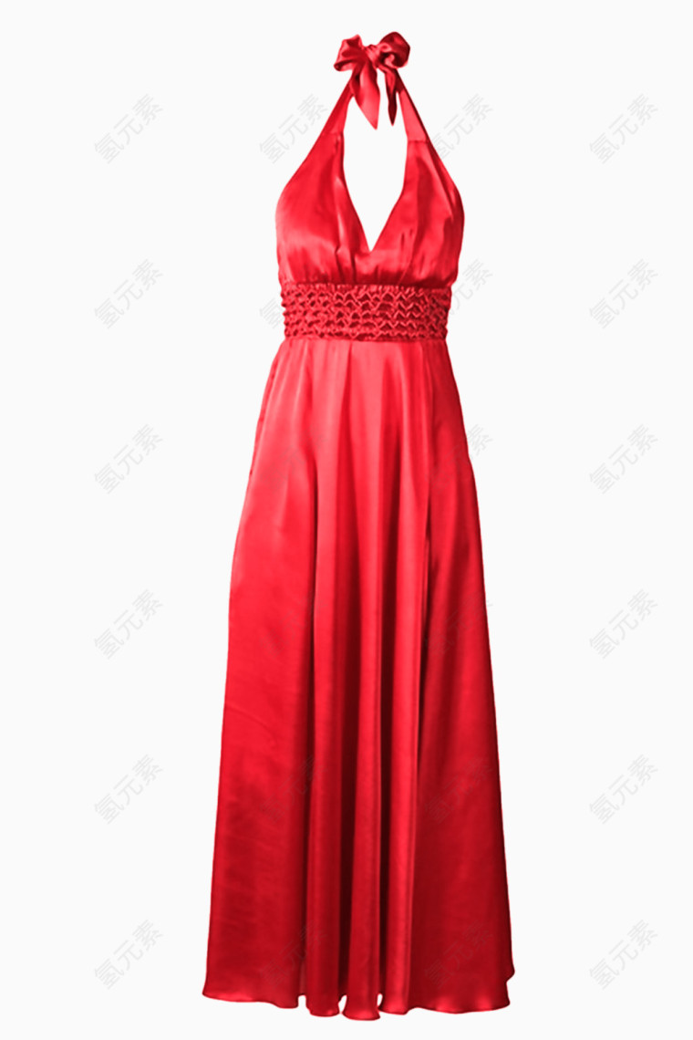 红色礼服长裙