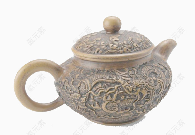 有质感的历史古董茶壶
