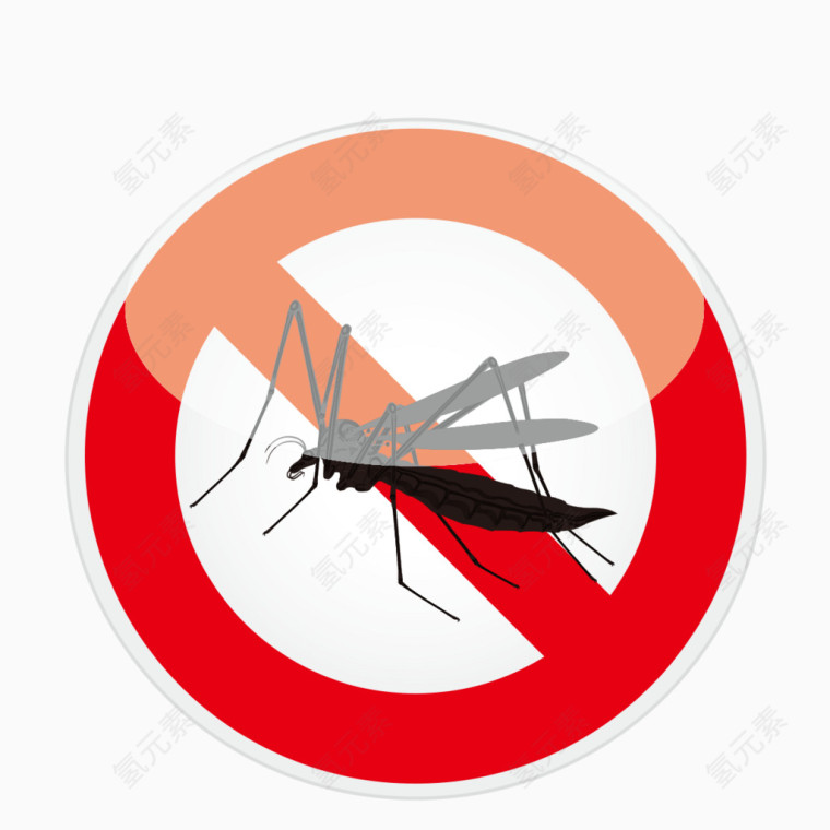 禁止蚊子昆虫