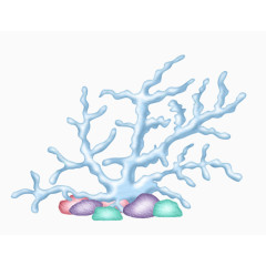 白色珊瑚植物