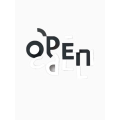 创意字体open