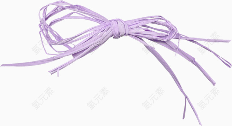 紫色简约丝带