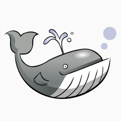 蓝色海洋鲸鱼大型动物