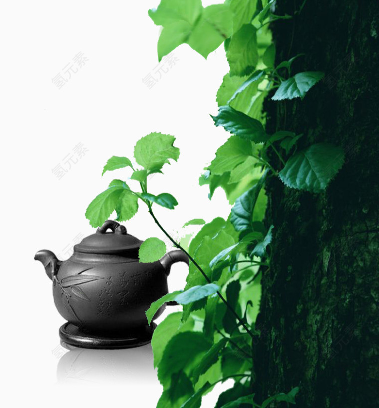 中国风茶文化茶壶