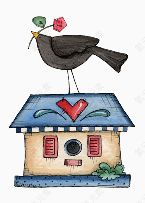 乌鸦和房子