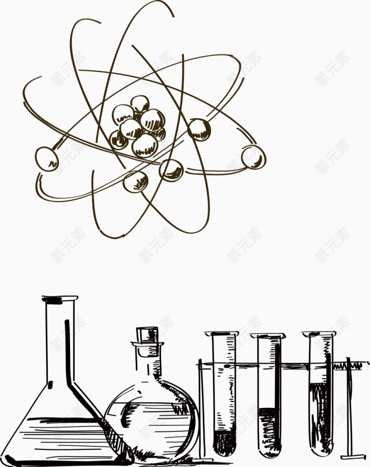 矢量科学研究素材