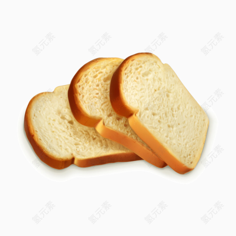 矢量面包片