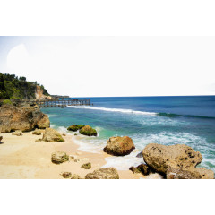 巴厘岛金巴兰海滩高清摄影图
