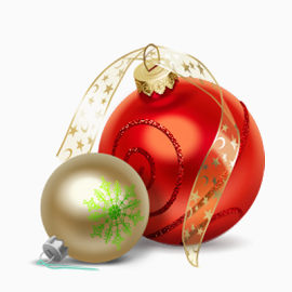 圣诞节小球小装饰