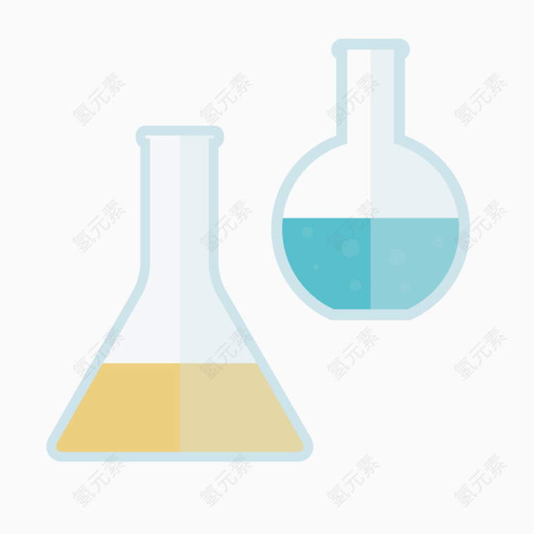 矢量扁平化化学试剂