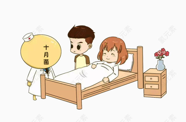 怀孕的宝妈图片素材