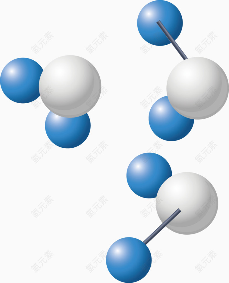 分子png矢量素材