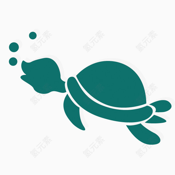 可爱卡通乌龟海龟