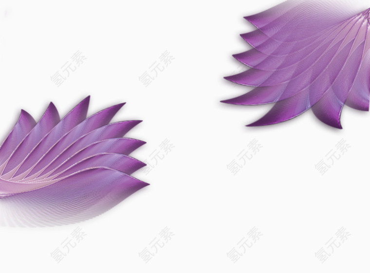 紫色重叠花瓣