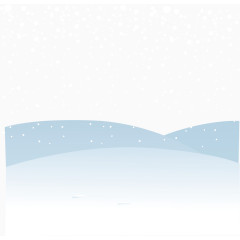 卡通下雪暴风雪元素