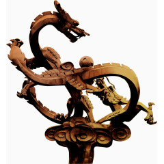 中国龙雕塑龙