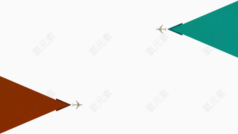 飞机三角轨迹矢量